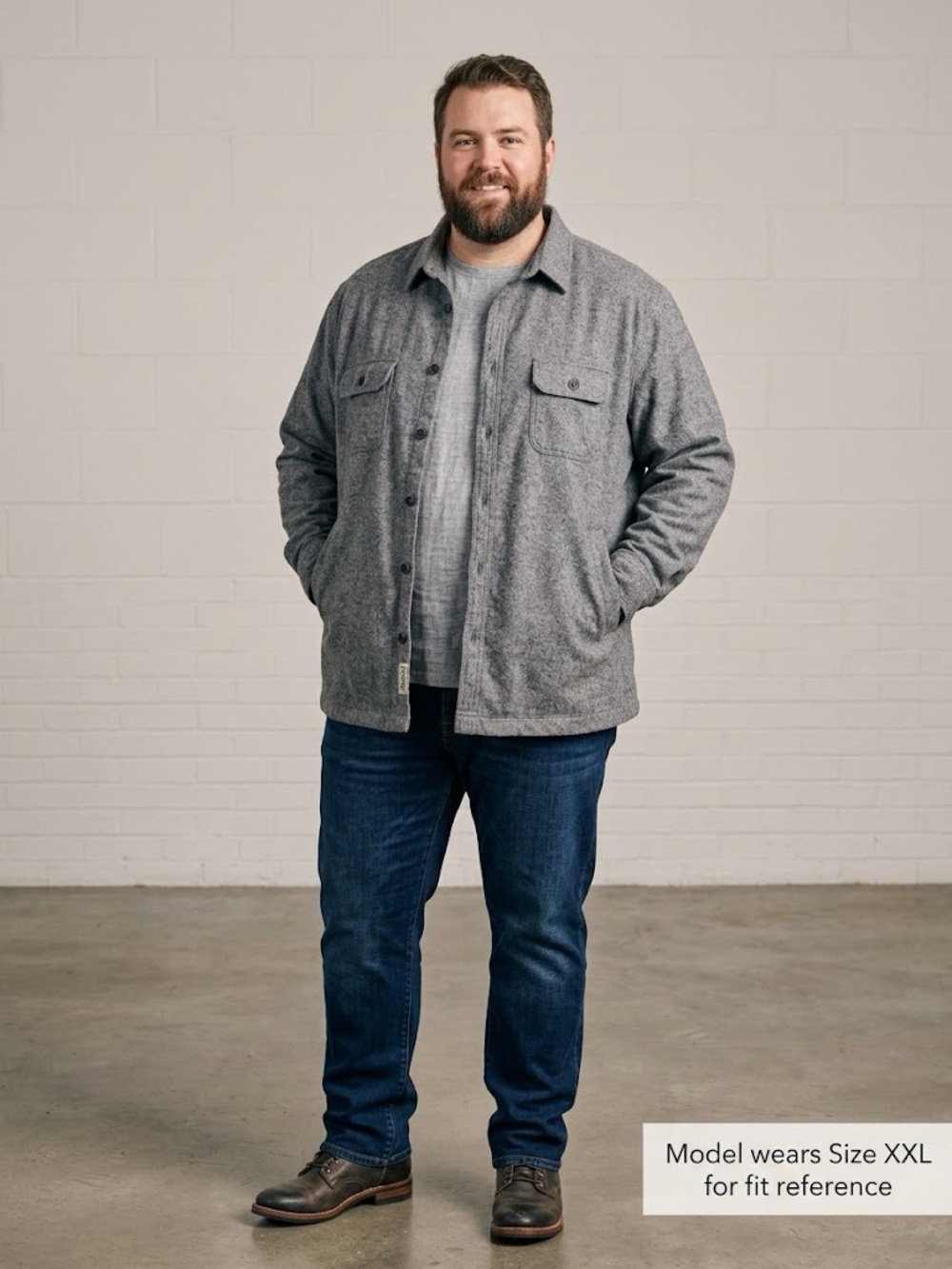 Grayers Gray Lightweight Shirt Jacket